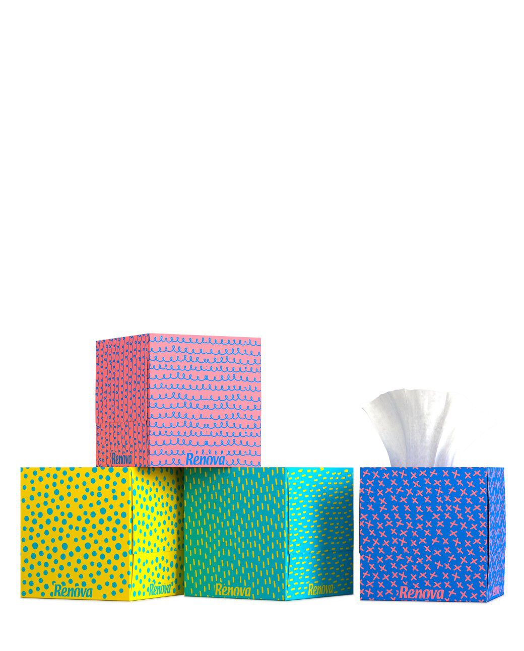 Facial Tissues "Kiss Cross"